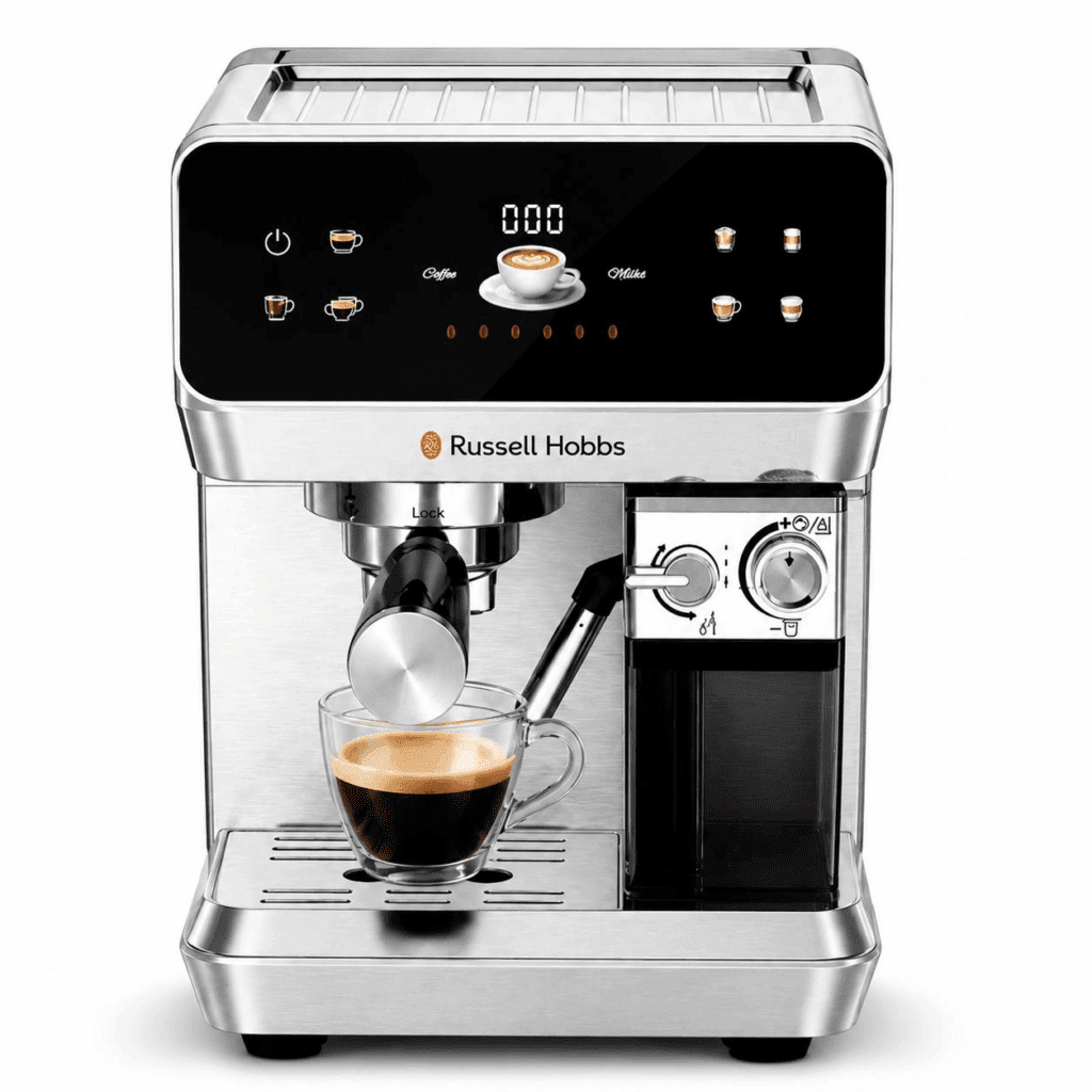 Russell Hobbs Signature Brew Coffee Maker (RCM1400), 20 Bar Pressure, Nespresso Capsules Compatible, 2 Years Warranty